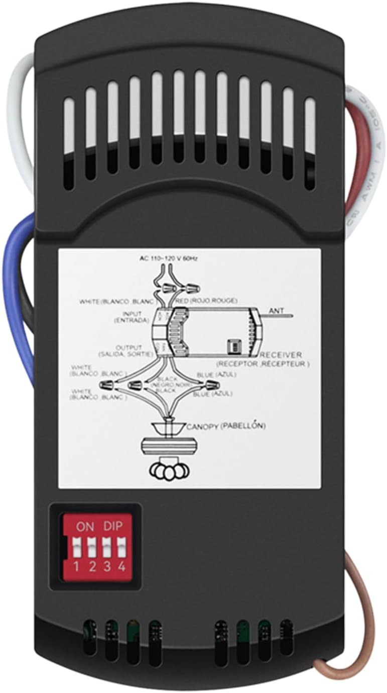 Onisamt FAN28R Ceiling Fan Receiver Replacement for Hampton Bay Harbor Breeze Allen+Roth FAN-28R FAN18R 18R, 303.9MHz,240w, Works FAN-53T Fan-HD FAN35T FAN-11T FAN-9T FAN-51T (Receiver Only) - Image 1